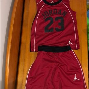 Jordan jersey set. Size 3T